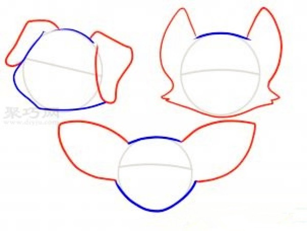 How to draw a puppys head with simple strokes for children. Teach you how to draw a puppys head with simple strokes.