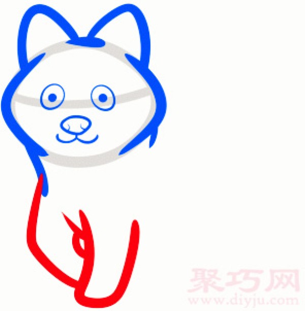 How to draw a Pomeranian dog with simple strokes for young children. Teach you how to draw a Pomeranian dog with simple strokes.