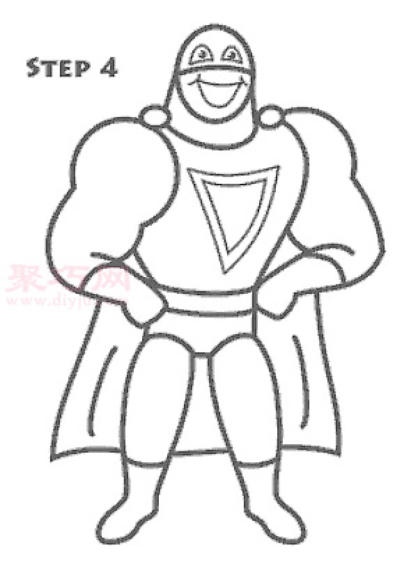 Childrens simple drawings of heroes. Teach you how to draw simple drawings of heroes.