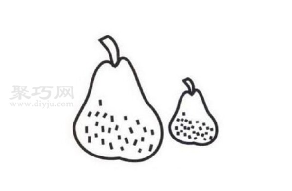 How to draw a pear to look good. Simple drawing tutorial of a pear.