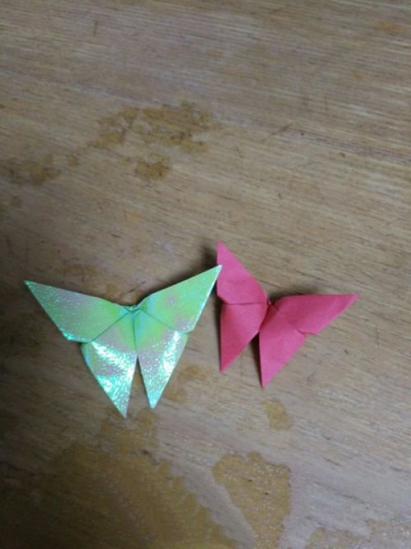 How to make an origami butterfly? Teach you how to fold a beautiful butterfly from a piece of paper