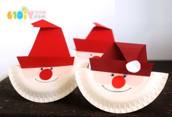 Paper Plate Crafts for Kids Cute Santa Claus