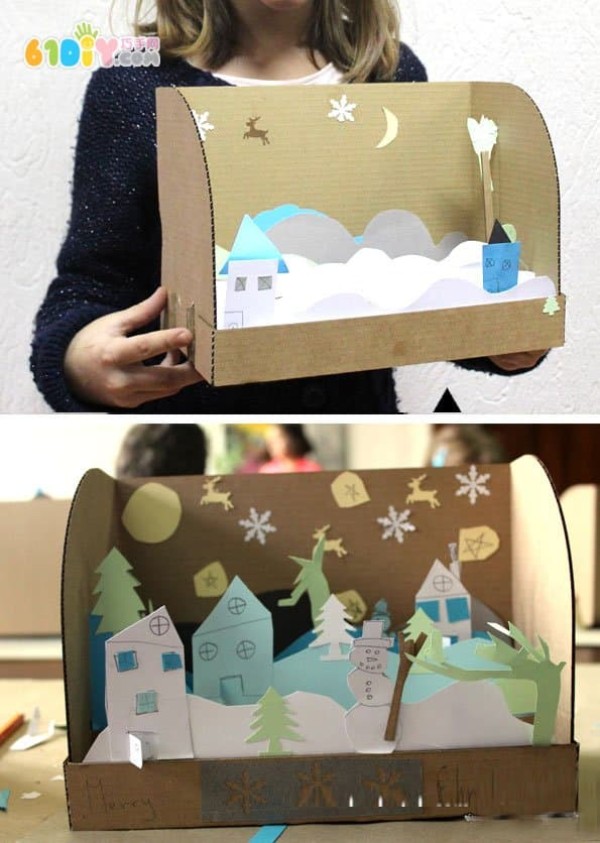 Childrens handmade winter fairy tale