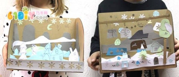 Childrens handmade winter fairy tale