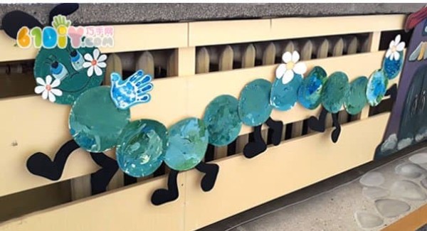 DIY Spring Wall Decorations Paper Plate Caterpillars