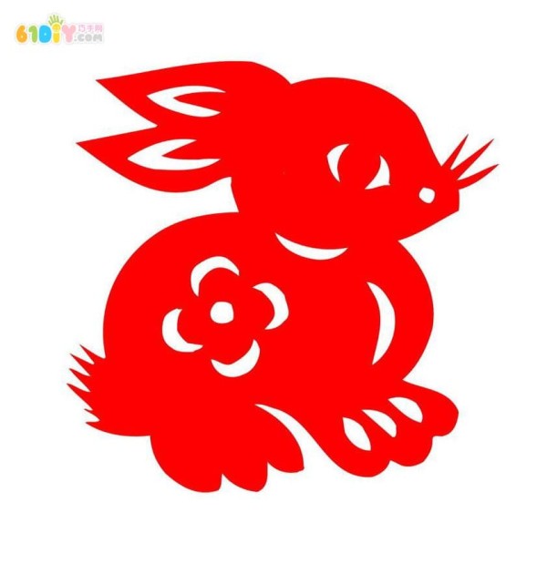 Mid-Autumn Festival Jade Rabbit Paper Cut Template