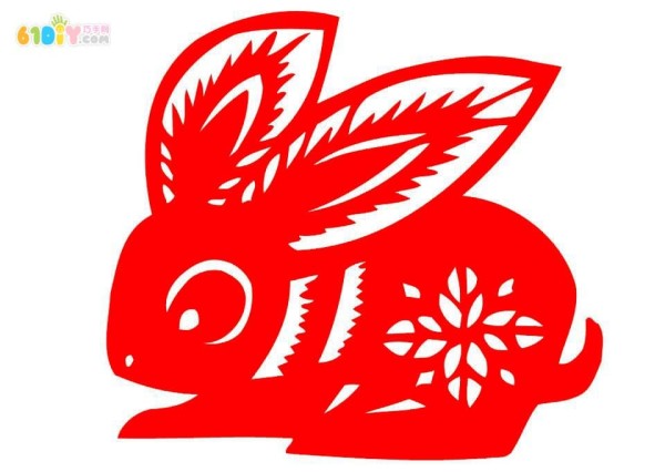 Mid-Autumn Festival Jade Rabbit Paper Cut Template