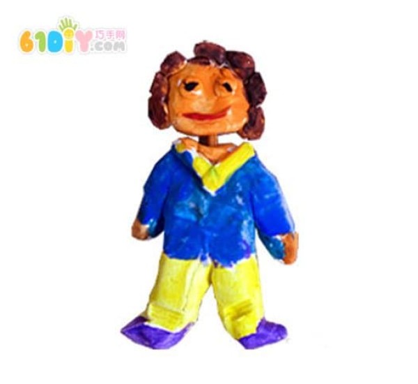 Character clay clay boy