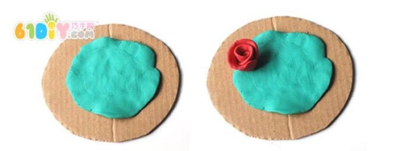 Make simple roses from ultra-light clay