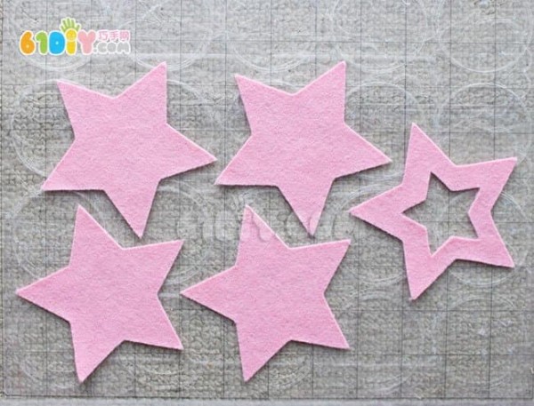 Halloween prop making non-woven star magic wand