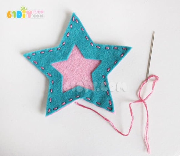 Halloween prop making non-woven star magic wand