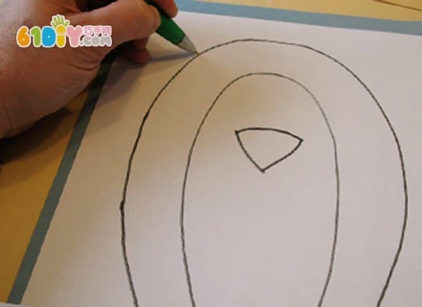 Childrens handmade penguin tear-off stickers