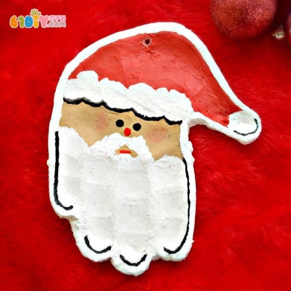 Salt Dough to Make Cute Handprint Santa Claus