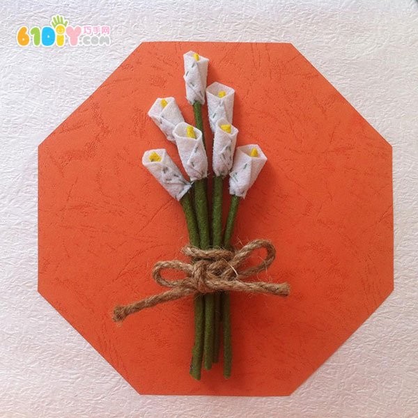 Make a Calla Lily Card for Mothers Day