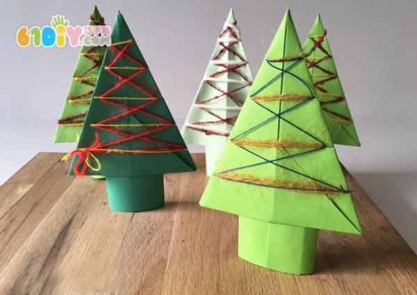 Origami Tutorial for Children - Christmas Tree