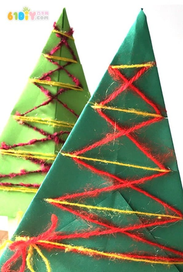 Origami Tutorial for Children - Christmas Tree