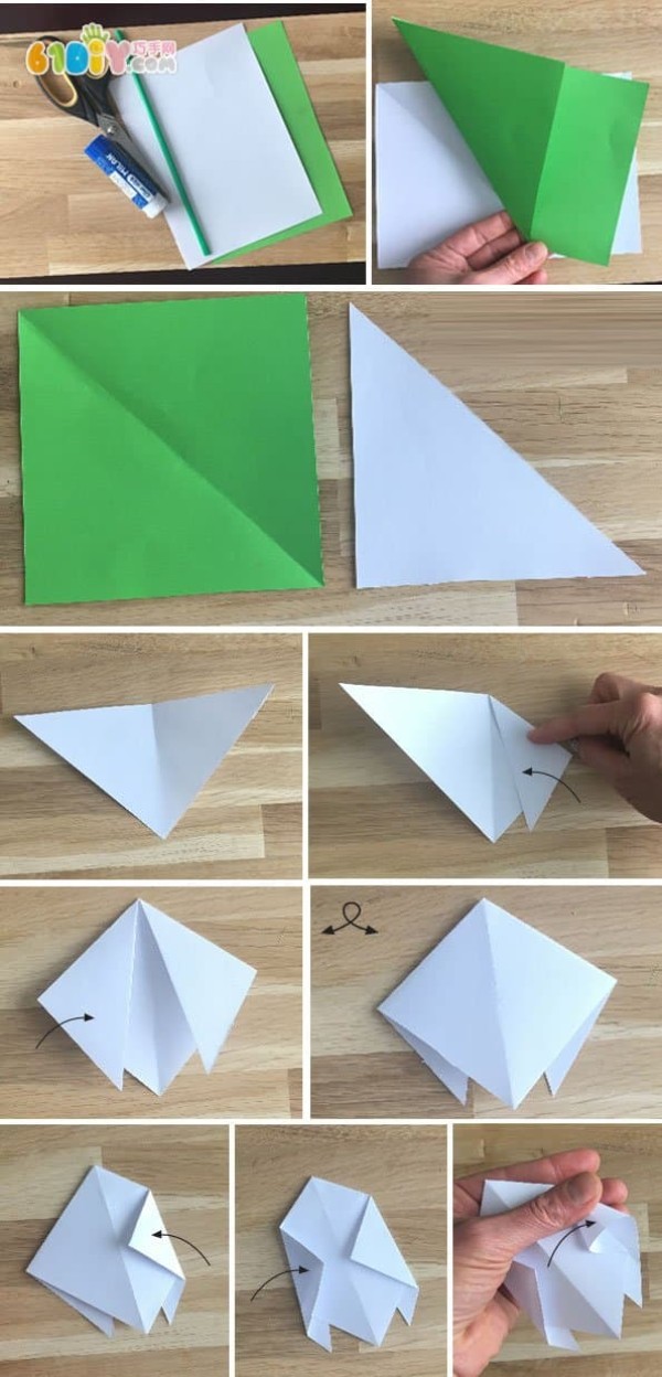 Snowdrop origami handmade