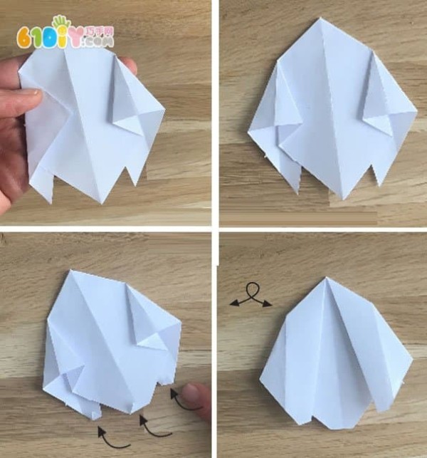 Snowdrop origami handmade