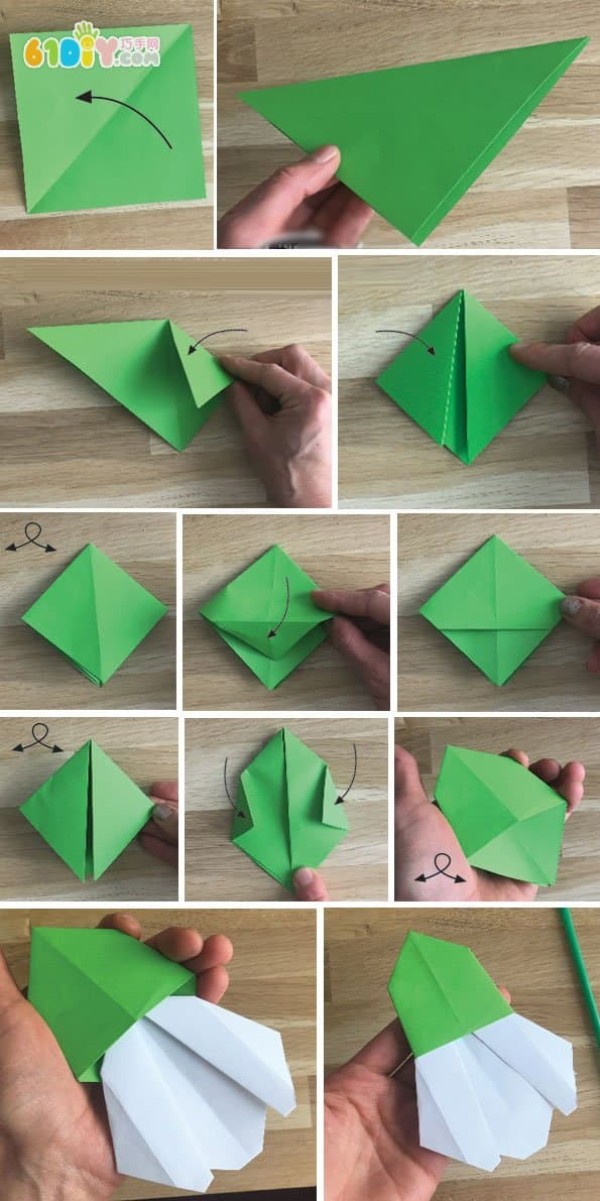 Snowdrop origami handmade