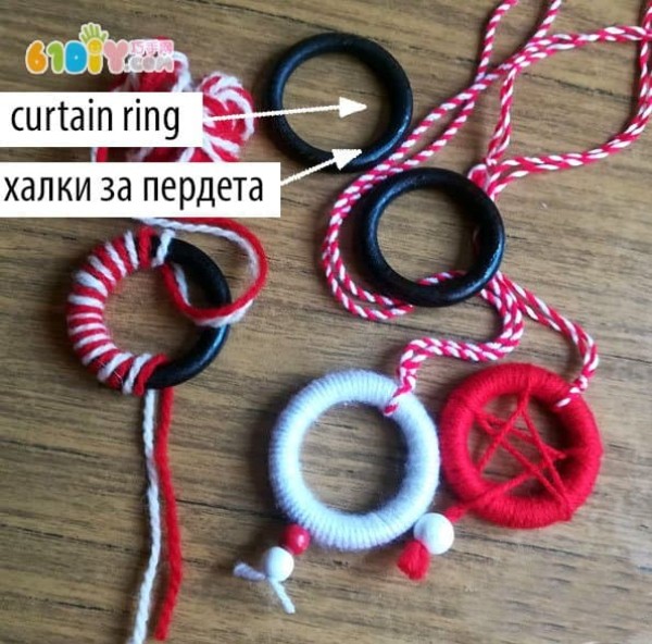 Beautiful handmade woolen pendants