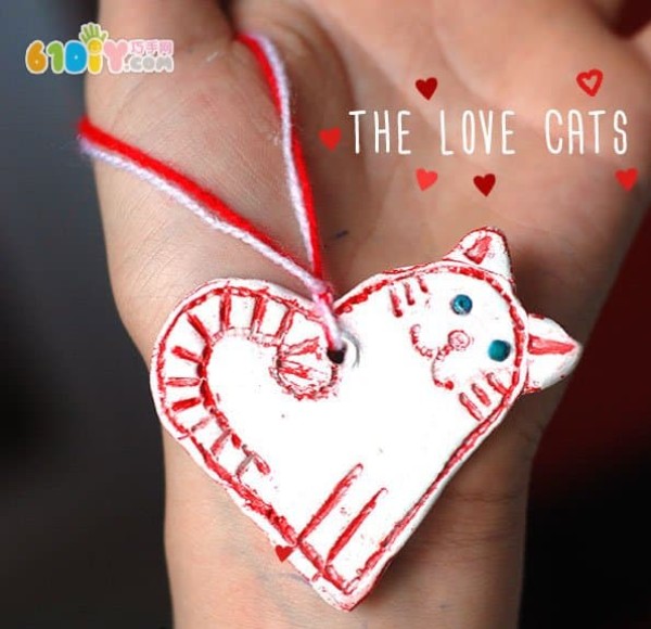 Make cute love kitten hanging gifts for Mother’s Day