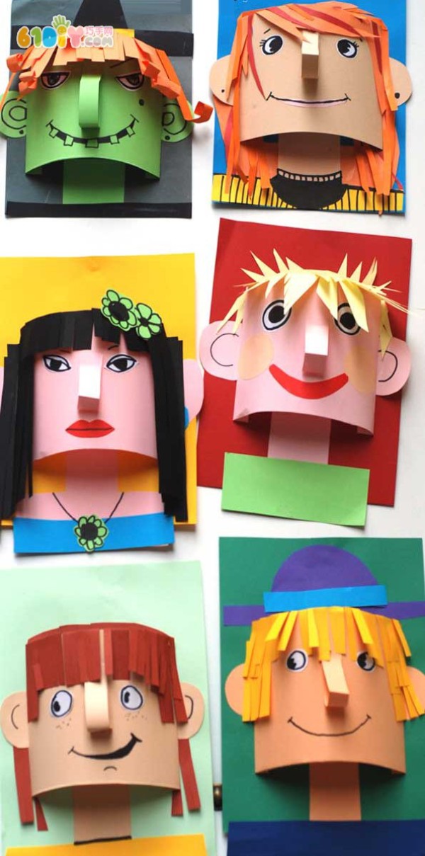 Handmade three-dimensional character avatar stickers