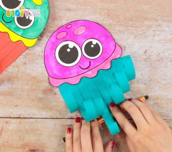 Cute jellyfish doll handmade