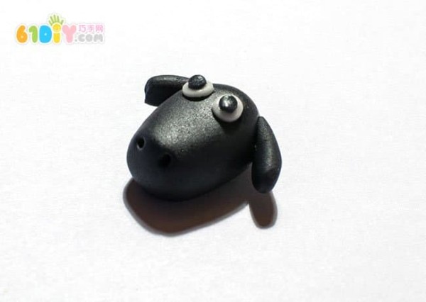 Clay little sheep handmade