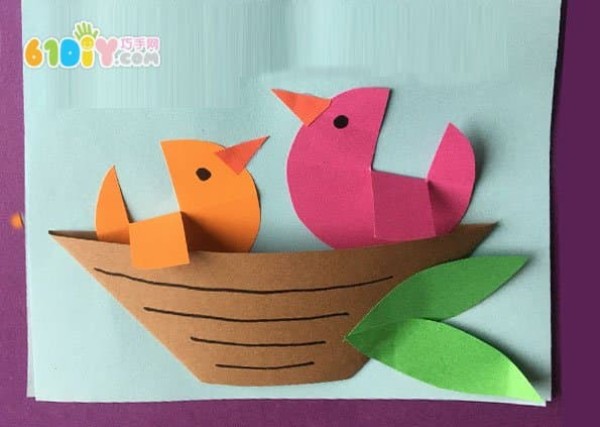 Kindergarten Spring Creative Crafts Birds Nest