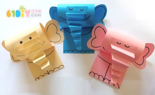 Elephant three-dimensional handmade