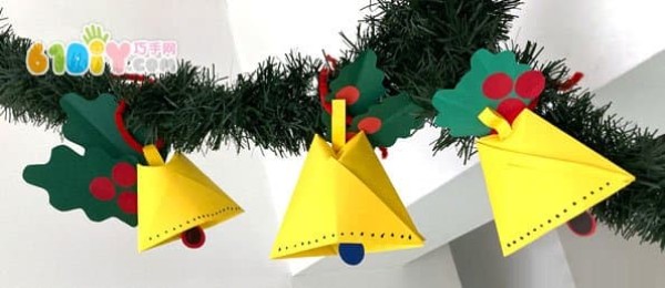 DIY Christmas bell hanging decorations