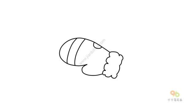 Simple drawing of childrens gloves, essential for babies to have snowball fights