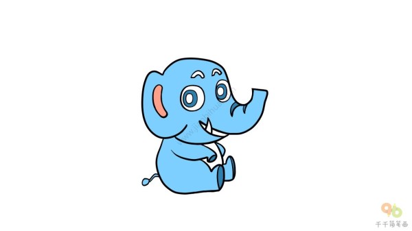 Drawing an elephant is simple and easy to learn