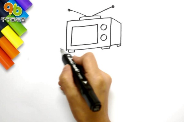 TV simple drawing