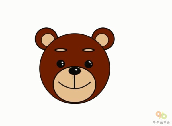 Simple bear drawing, easy to learn with zero basic knowledge