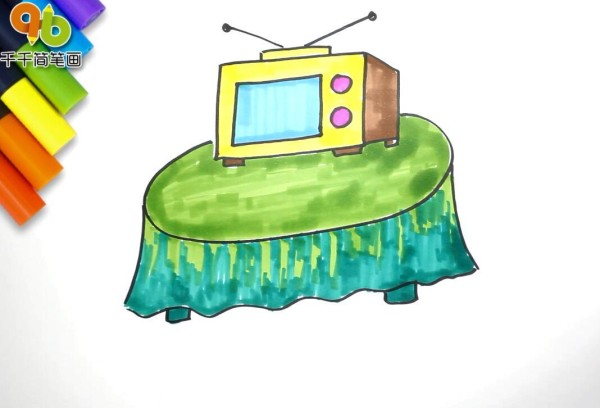 TV simple drawing