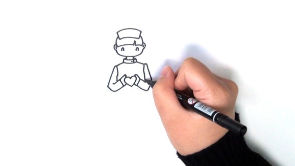 Nurse simple drawing