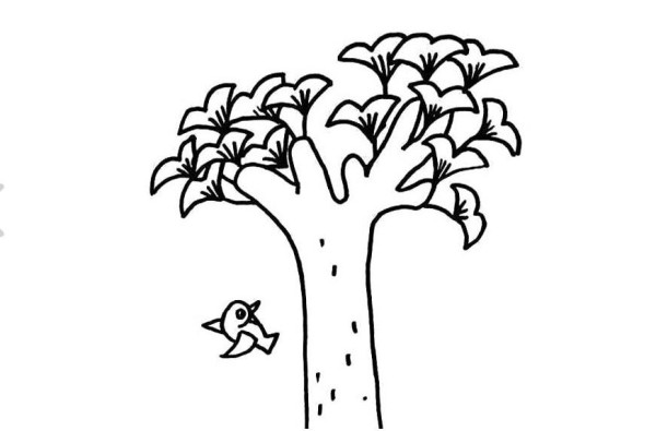 Draw 7 kinds of big trees easily in 1 minute, suitable for children aged 3-6