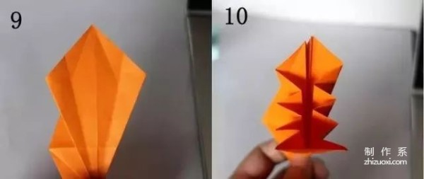 New origami method of Bird Tail Thousand Paper Cranes