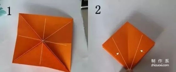 New origami method of Bird Tail Thousand Paper Cranes