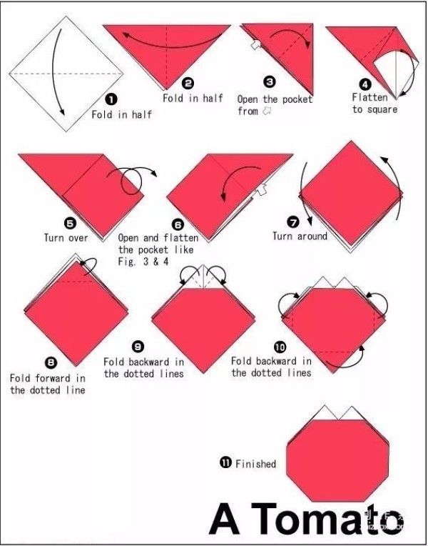 Simple and easy-to-learn origami step-by-step diagram is here!