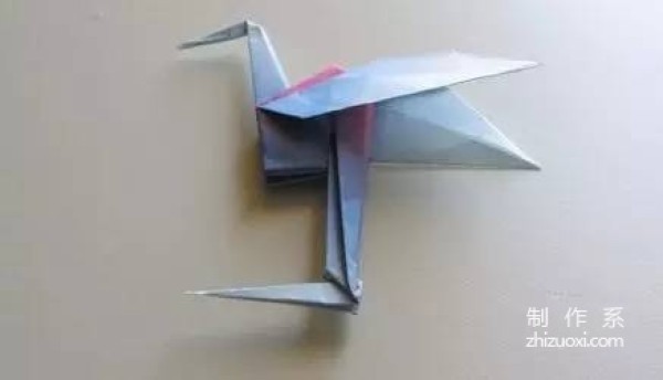 How to transform paper cranes into origami red-crowned cranes