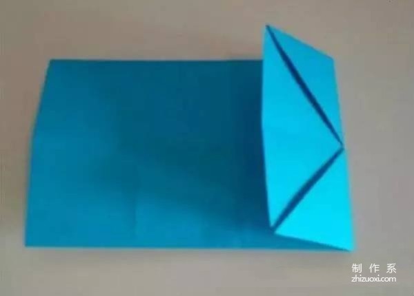 Triangular origami pen holder tutorial