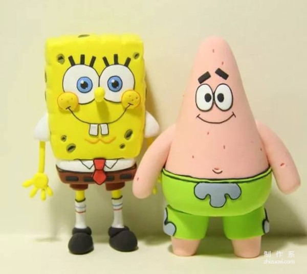 Children’s favorite spongebob clay making