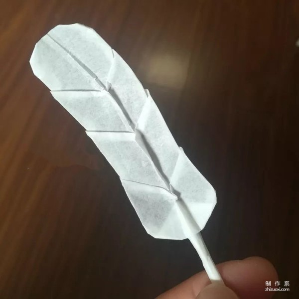 Simple and beautiful feather origami tutorial