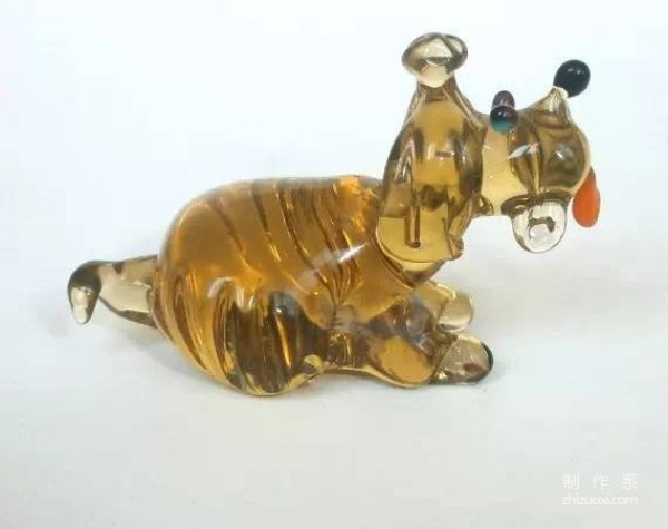 Crystal clear handmade glass crystal small animals