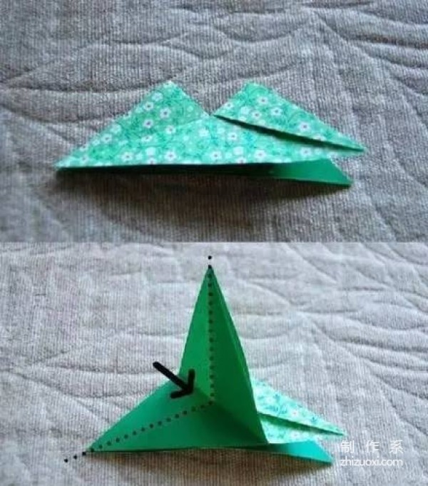 Cute and exquisite clover origami picture tutorial