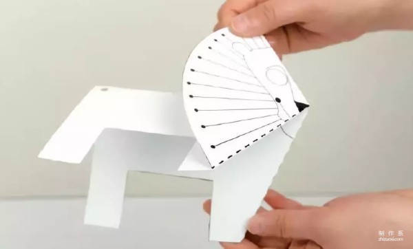 How to make origami little lion