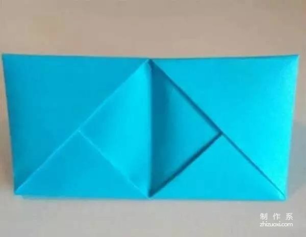 Triangular origami pen holder tutorial