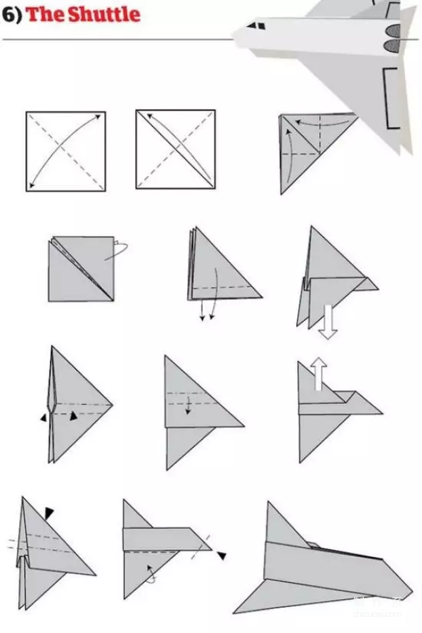 Twelve ways to fold paper airplanes